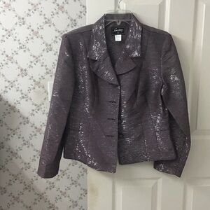 Vintage 90’s Sweet Suit Mother of Bride/Career/Bridal Wear Shimmery Lilac Jacket
